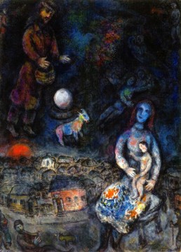 Sagrada Familia contemporáneo Marc Chagall Pinturas al óleo
